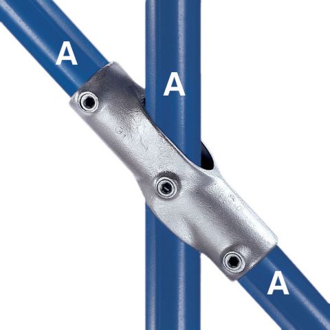 Kee Klamp Type 30 Steel Pipe Fittings - 30 to 45 Degree Adjustable Crosses