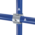 Kee Klamp Type A45 Steel Pipe Fittings - Split Crossovers (KK-TYPE-A45)