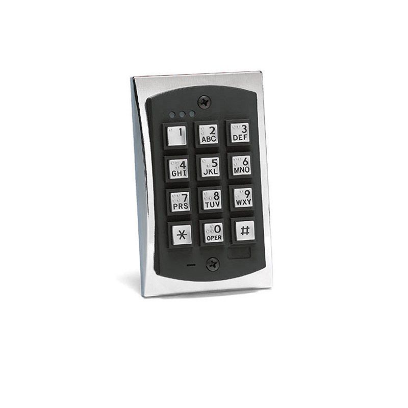 Linear 2000eM (0-294022) 2000 Series Flush Mount Durable Metal Access Control Keypad