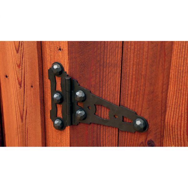 OZCO Building Products T Hinge Set w/Hammered Dome Caps | Hoover Fence Co.