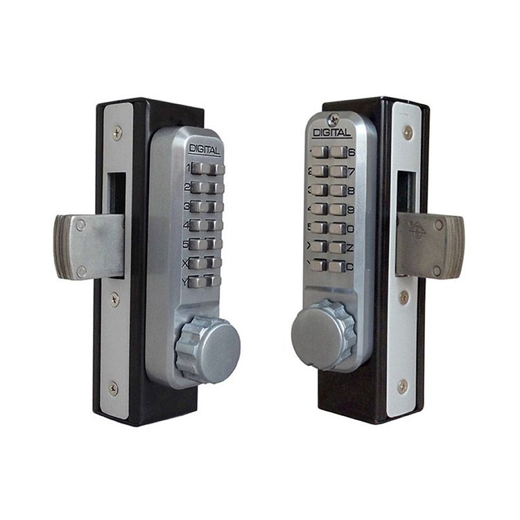 Lockey USA Keyless Deadbolt - Narrow Stile Mortised 2900 - Single Sided ...