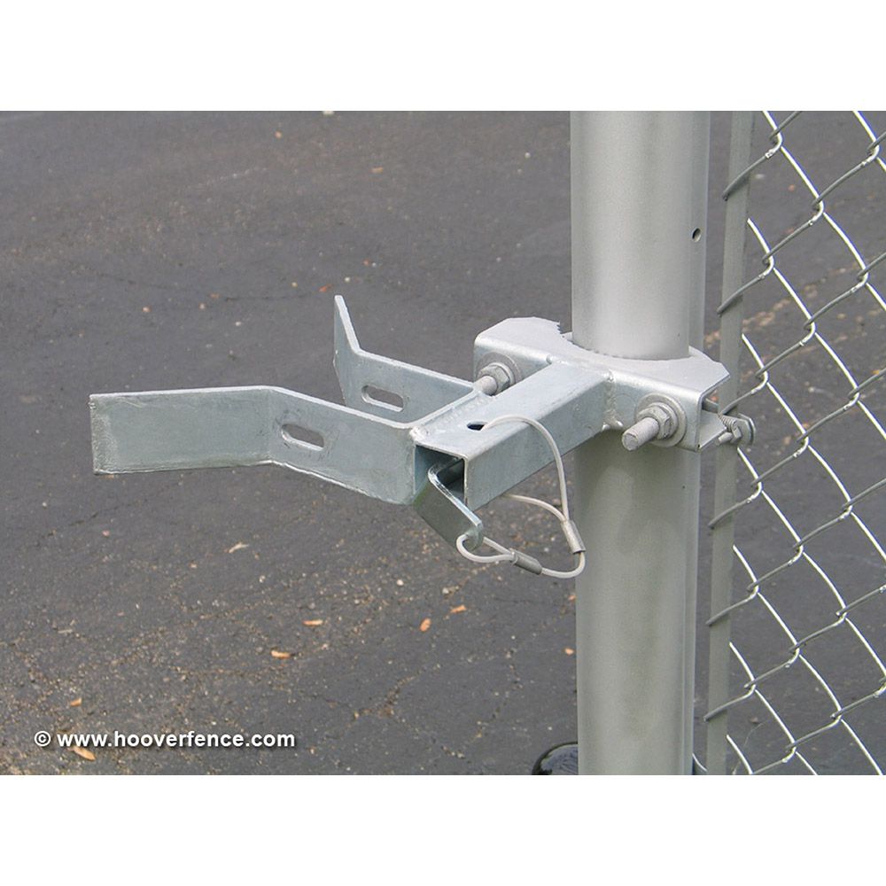 Chain Link Fence Slide Gate Receiver Type Latches - Round Post | Hoover ...