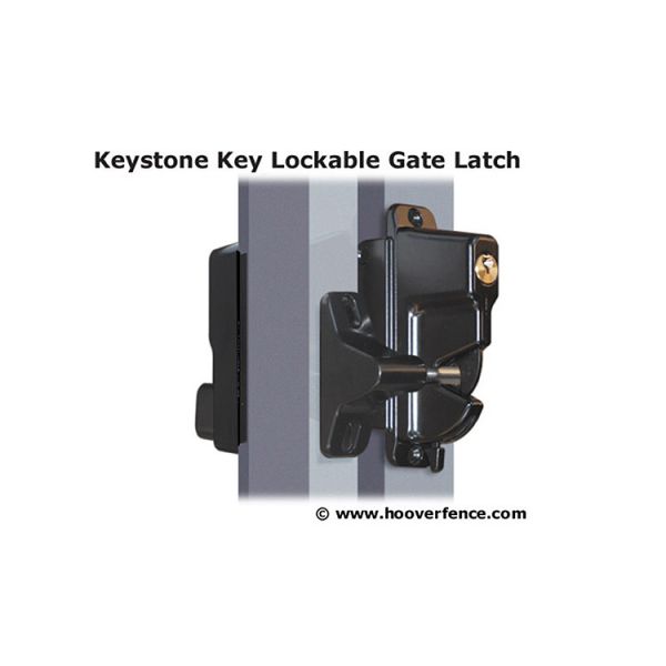 Nationwide Industries Keystone Advantage Metal Two-Sided Lockable Gate Latches