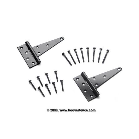 Nationwide Industries 6" T-Hinges for Wood Gates, Pair
