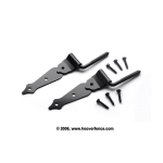 Nationwide Industries Screw Hook and Strap Hinges for Wood Gates, Pair (NW38934Q-P)