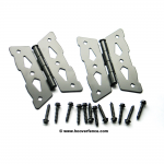 Nationwide Industries Stainless Steel Butterfly Hinges for Vinyl Gates (NW38943-P)