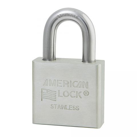 American Lock 2" Solid Stainless Steel Pin Tumbler Padlock