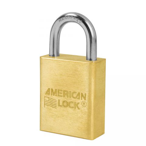 American Lock 1-1/2" Solid Brass Pin Tumbler Padlock