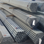 HF40 Round Chain Link Fence Posts and Pipes, Galvanized (CL-TUBING-HF40)