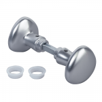 Locinox Full Handle Set (2) w/Shaft - Aluminum Round Style (3006R)