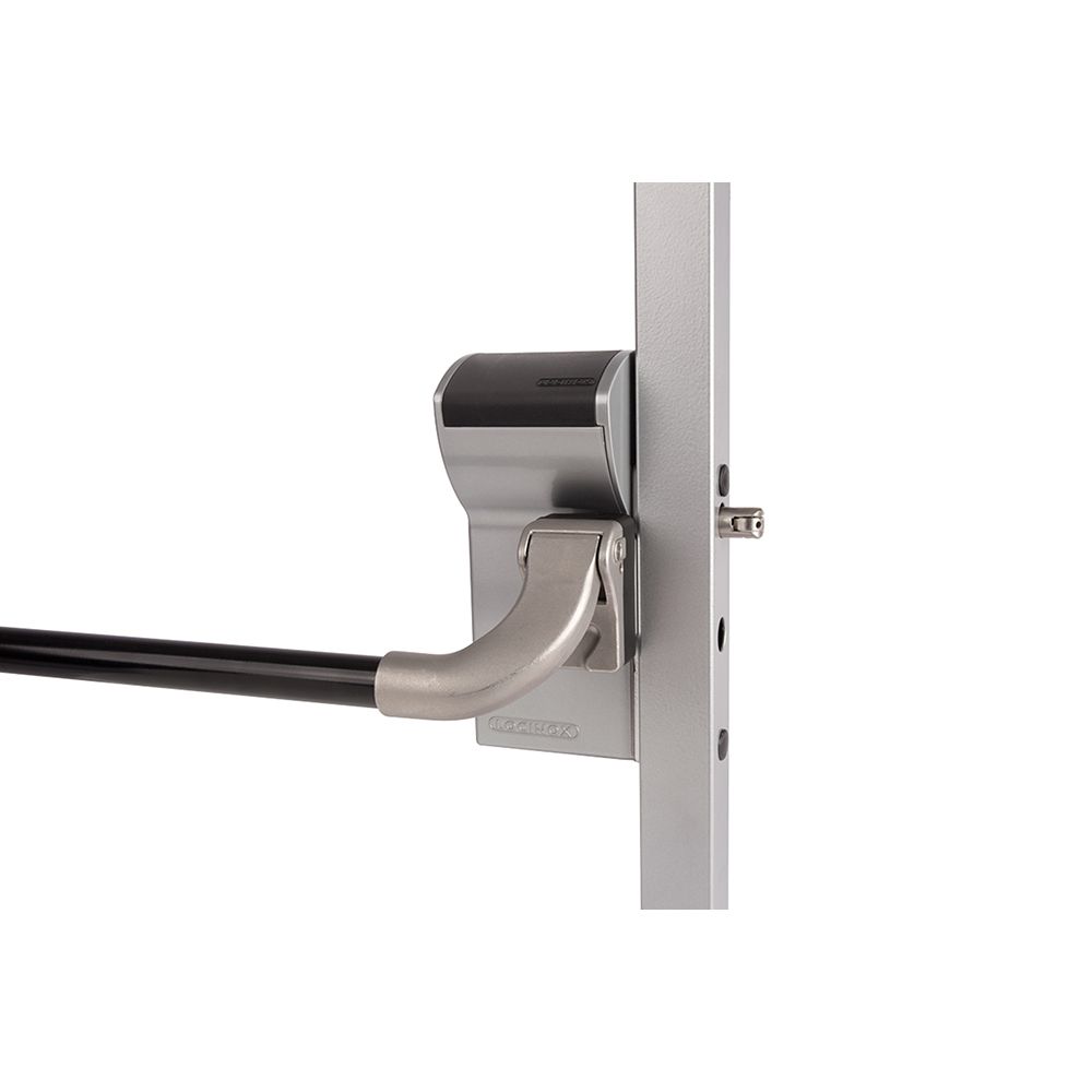 Locinox Black, Anodised Aluminium Push Bar, Compatible with