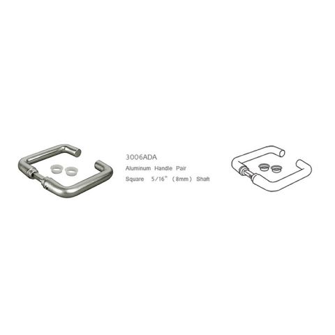 Locinox Full Handle Set (2), Aluminum ADA Compliant
