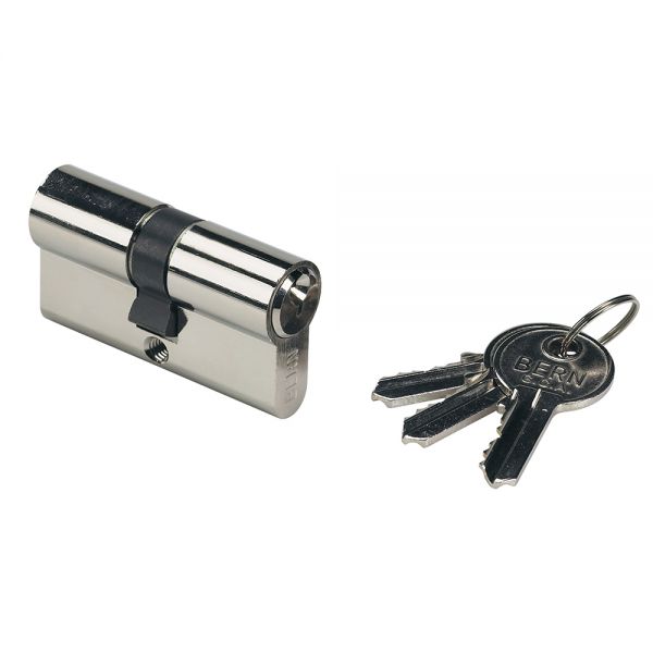 Locinox Lock Cylinder, 60mm, Keyed Alike, w/3 Keys for 