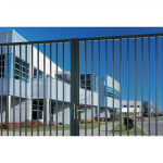 Locinox H-METAL-WB Hybrid Lock for Weld Box Installed on Metal Gate
