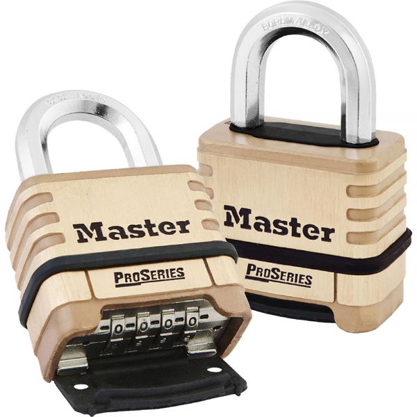 Master Lock 2-1/4" ProSeries Brass Resettable Combination Padlock