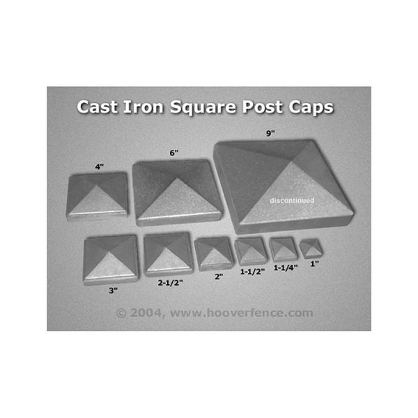 Square Cast Iron Cap