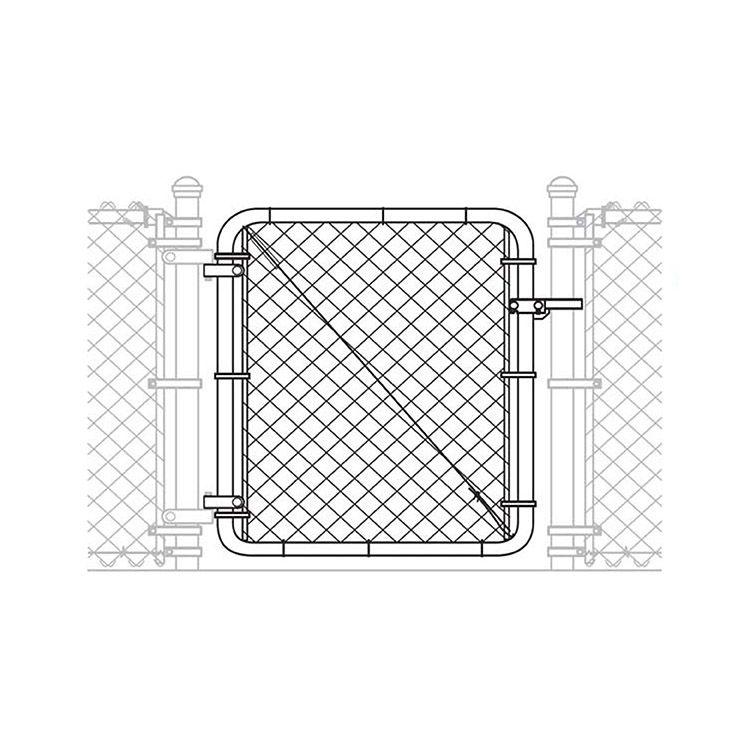 1 3/8"Complete 4'X4'  No Weld Gate Kit for chain link fence  Build it Yourself 