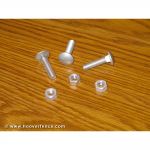 Nuts for Carriage Bolts - Aluminum (CLA-N)