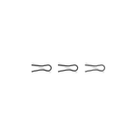 Easy Twist Preformed Steel Tension Wire Ties - Black, Brown, and Green (CL-ETTW-9V)