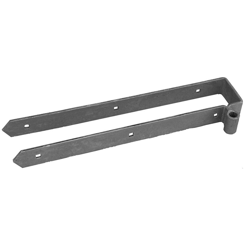 Snug Cottage Hardware Heavy Duty Double Strap Hinges for 3-1/2" Thick Wood Gates - Rear Eye, Each
