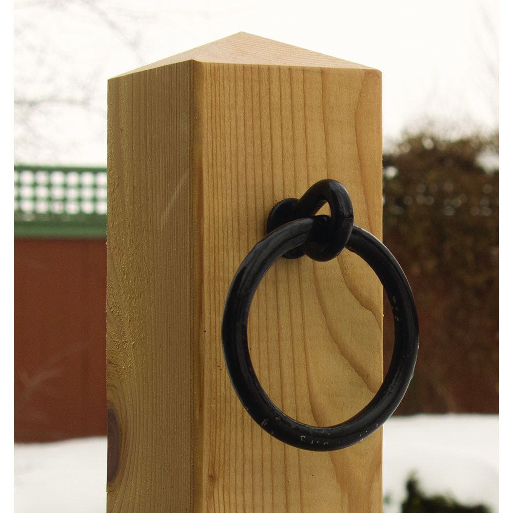Snug Cottage Hardware Hitching Post Ring on Screw Hoover