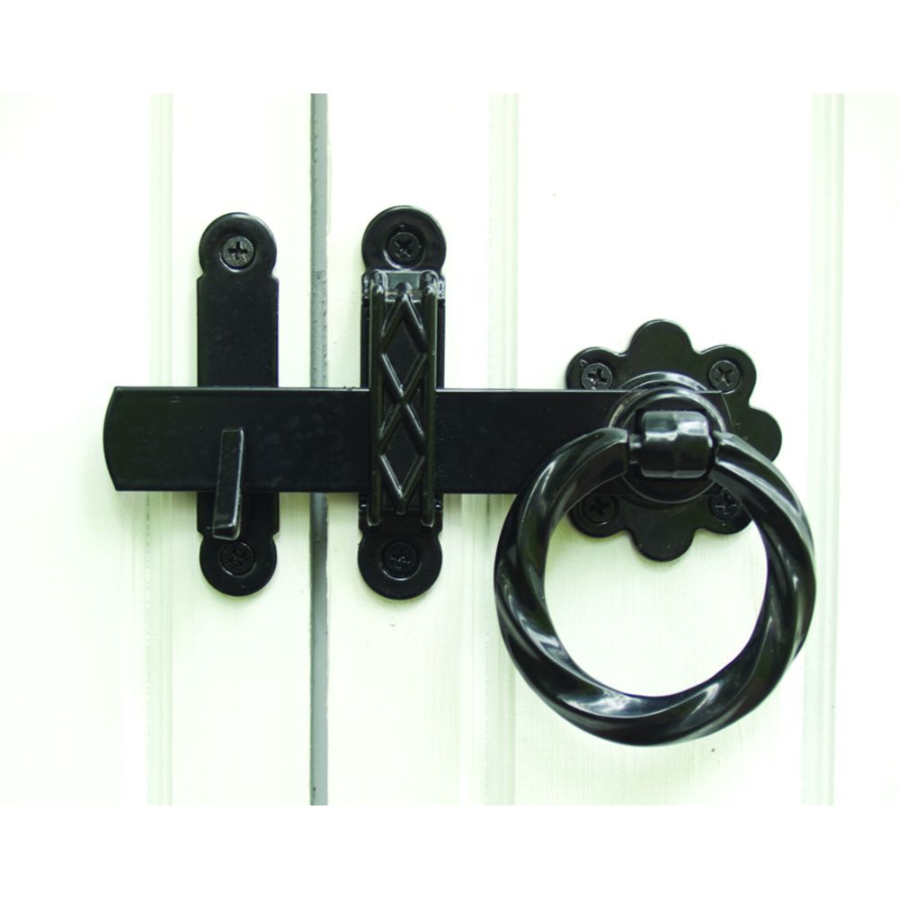 Snug Cottage Hardware Twisted Ring Gate Latches For Wood Fence