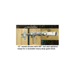 Snug Cottage Hardware Heavy Duty Cane/Drop Bolts for Wood Gates (5000-P)