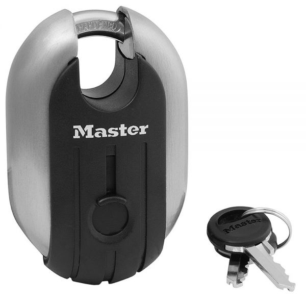 Master Lock 1-15/16" Titanium Series Stainless Steel Body Padlock with Shrouded Shackle