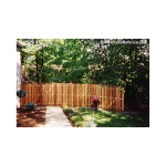 Shadowbox Wood Fence Panels, Straight Top - Cedar (W-PANEL-SB-ST-C)