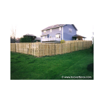 Shadowbox Wood Fence Panels, Straight Top - Treated (W-PANEL-SB-ST-T)