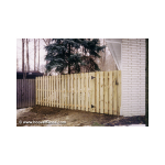 Shadowbox Wood Fence Panels, Straight Top - Treated (W-PANEL-SB-ST-T)