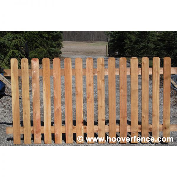 Spaced Dog Ear Wood Fence Panels - Cedar