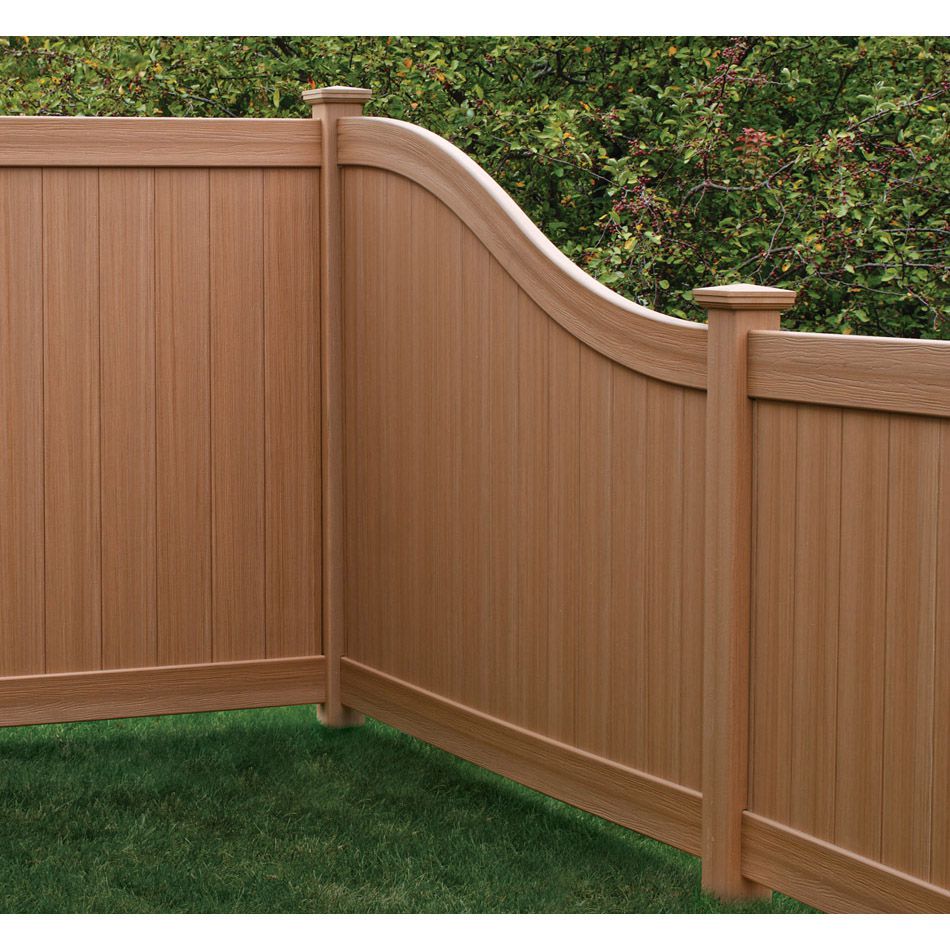Bufftech Chesterfield Certagrain Vinyl Fence Panels S Curve Hoover Fence Co