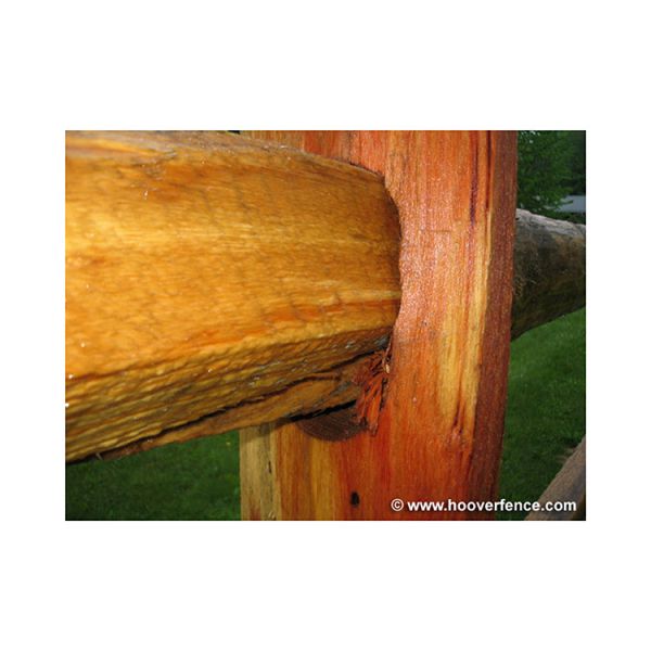 Wood Lap Rails - Hemlock/Spruce | Hoover Fence Co.