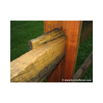 Wood Lap Rails - Hemlock/Spruce (W-RAIL-LR-HEM)