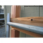 Hoover Fence Wood Split Rail Gates - Western Red Cedar w/ Steel Frames (W-GATE-SR-WRC-S)