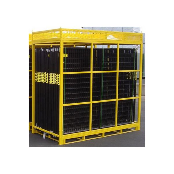 Jewett-Cameron Replacement Pallet ONLY w/Basket for Perimeter Patrol Panels - Yellow