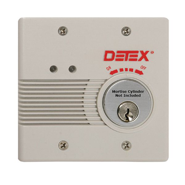 Detex KIT - Surface Mount Battery or AC/DC Powered Exit Alarm EAX-2500SK - Includes Door Contacts and Transformer
