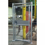 Hoover Fence Pre-Hung Chain Link Fence Panic Bar Gates (CL-PRE-HUNG-GATE-PANIC)