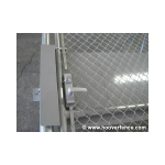 Hoover Fence Pre-Hung Chain Link Fence Panic Bar Gates (CL-PRE-HUNG-GATE-PANIC)