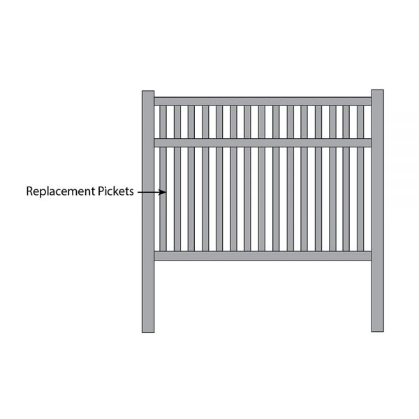 Bufftech Baron Fence - Replacement Pickets