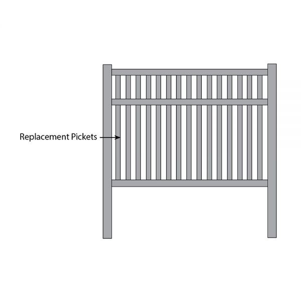 Bufftech Baron Select Cedar Fence - Replacement Pickets