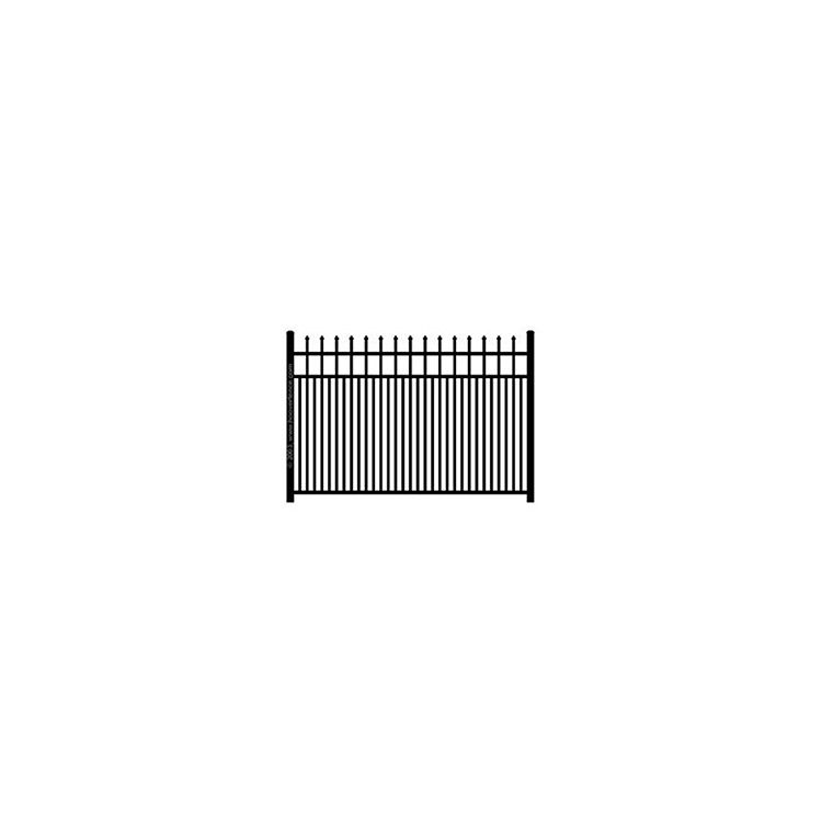 Ideal Maine #203 Modified Double Picket Aluminum Fence Section | Hoover ...