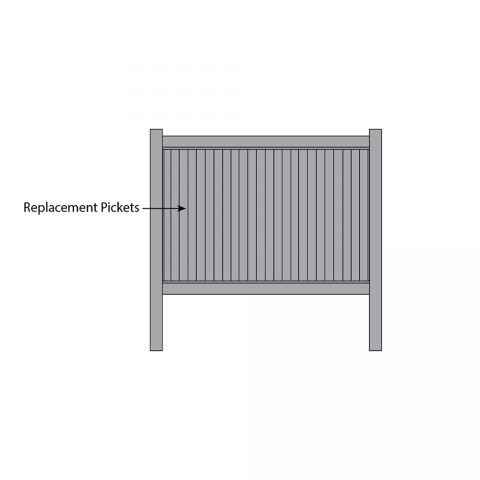 Bufftech New Lexington Fence - Replacement Pickets