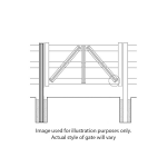 Catalyst Ranch Rail with TimberGrain Texture Gate Kits 