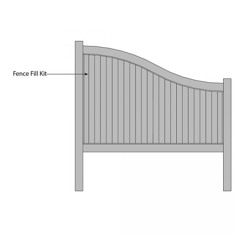 Bufftech New Lexington S-Curve & Swoop Fence Fill Kits
