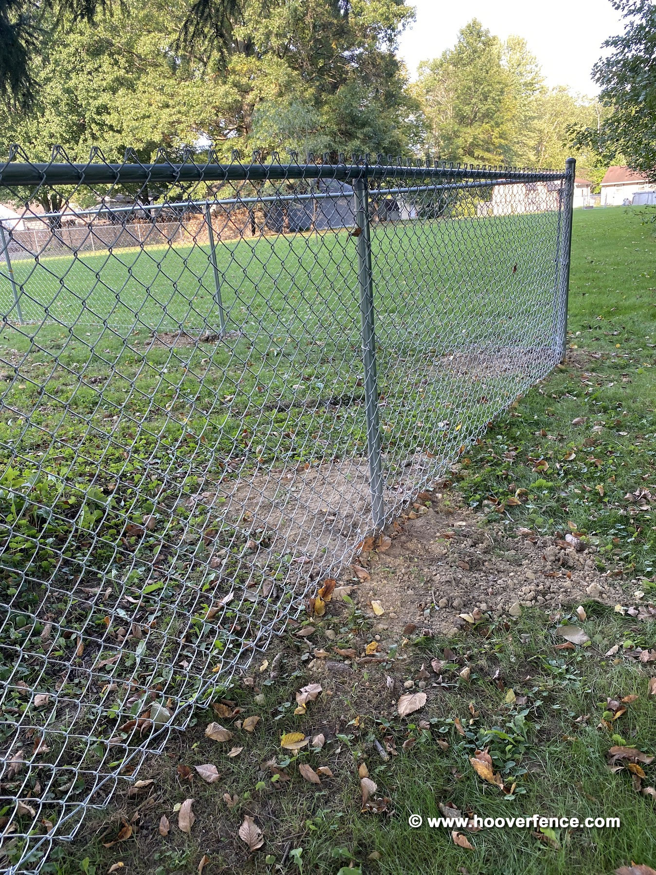 Galvanized Chain Link Fence Kit - Includes All Parts