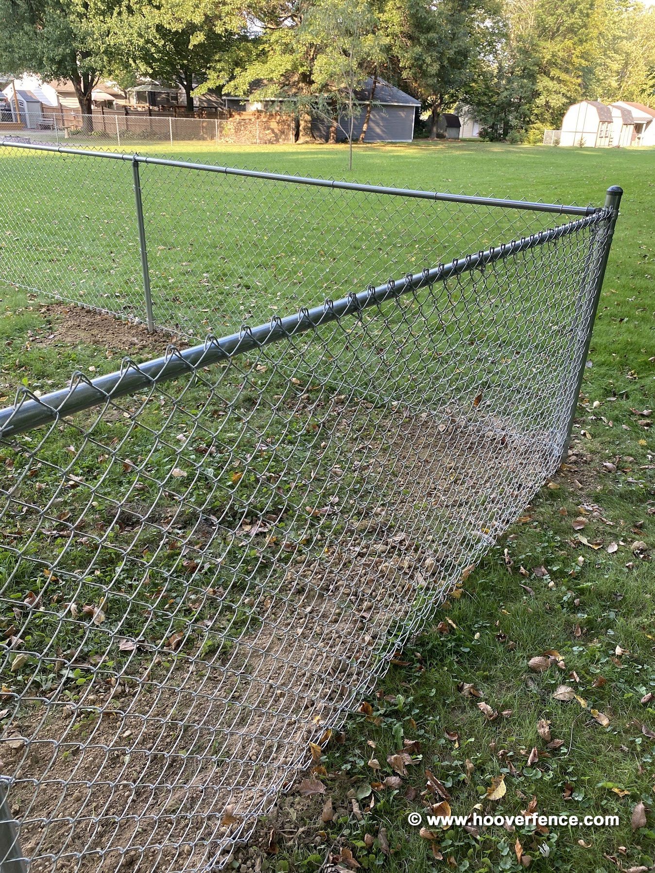 Galvanized Chain Link Fence Kit - Includes All Parts