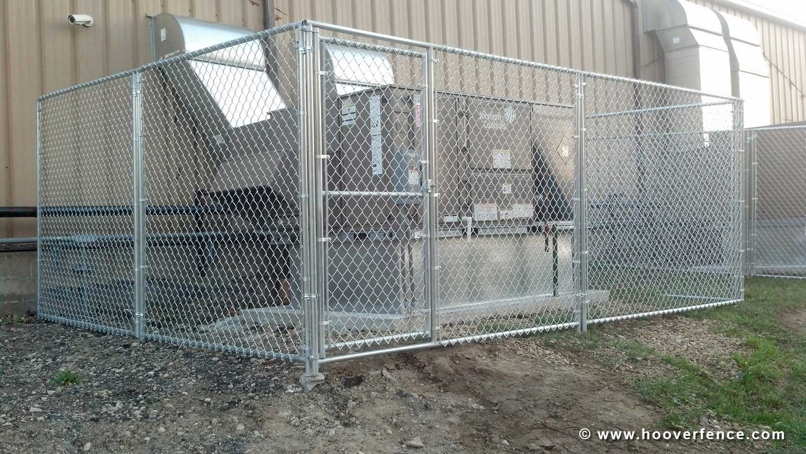 Hoover Fence Co Install - Chain Link Partition Panels - AC Cages - Trumbull County Animal Welfare League