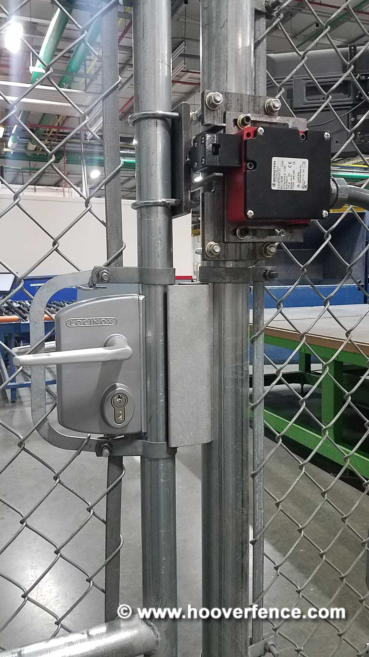 Customer Install - Locinox LK40USL Installed on Chain Link Fence Swing Gate - Ocala, FL